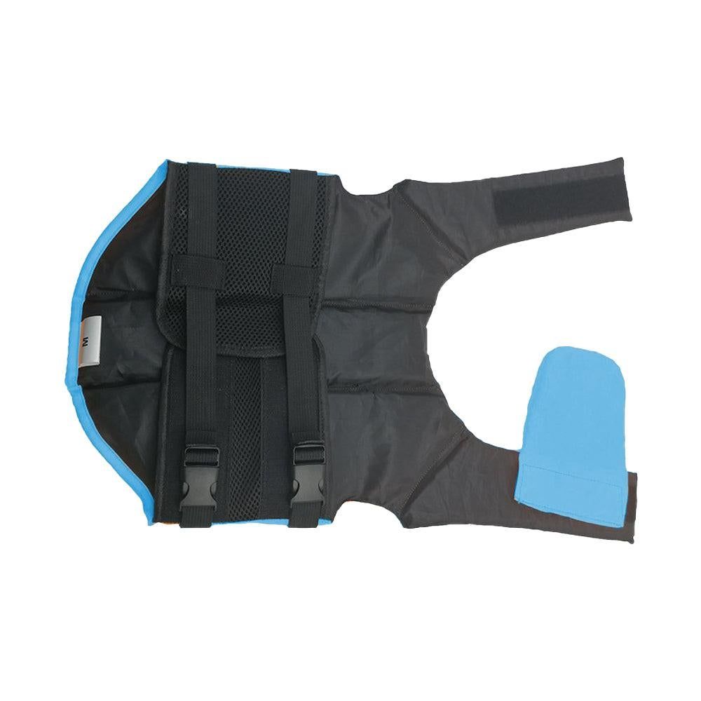 Dog Life Jacket Wings Pet Life Vest Adjustable Dog Flotation Swim Vest Blue - 2XL