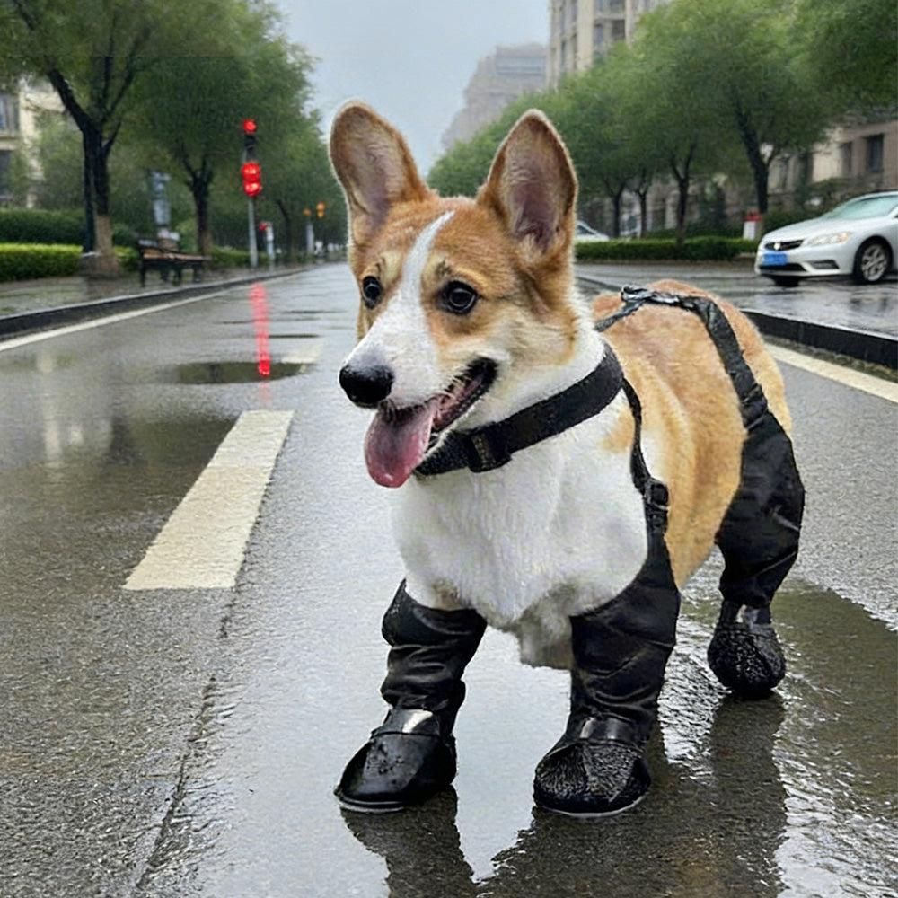Waterproof Pet Boots Dog Rain Shoes for Outdoor Use - S