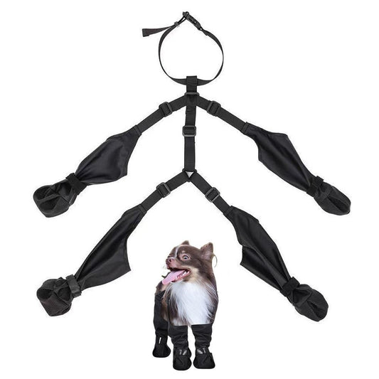 Waterproof Pet Boots Dog Rain Shoes for Outdoor Use - L