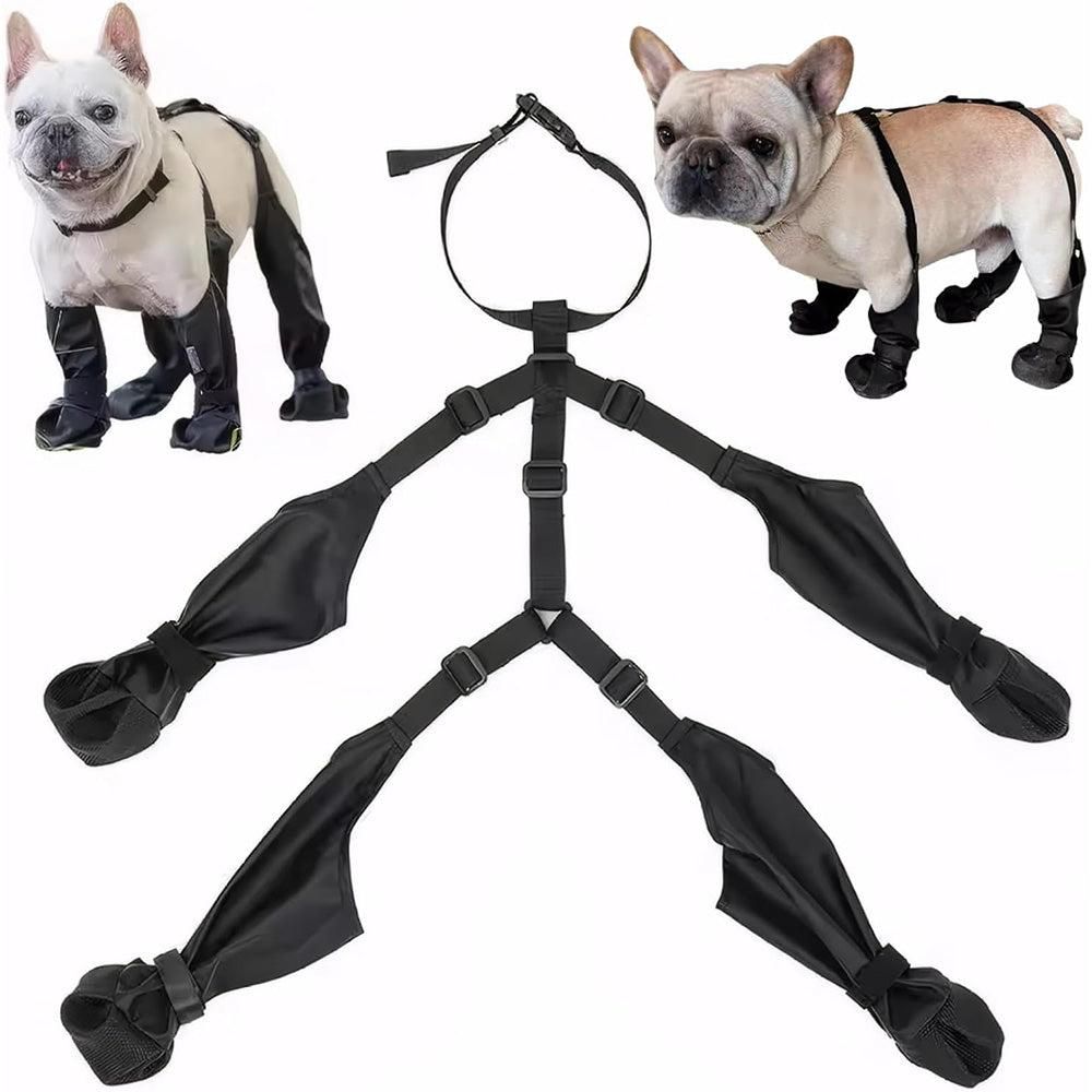 Waterproof Pet Boots Dog Rain Shoes for Outdoor Use - L