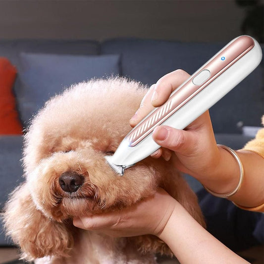 Pet Dog Paw Trimmer with LED Light Cordless Electric Pet Paw Grooming