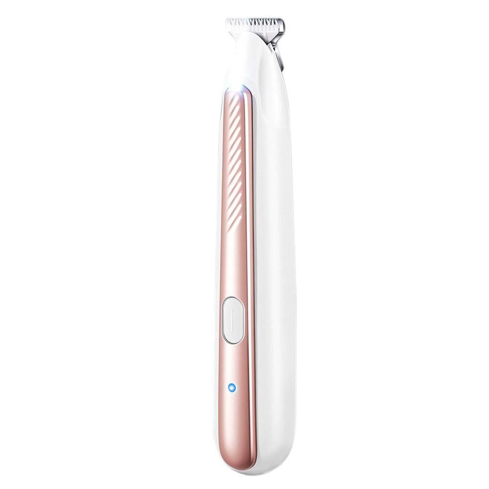 Pet Dog Paw Trimmer with LED Light Cordless Electric Pet Paw Grooming Clippers for Paws Ears Face Rump