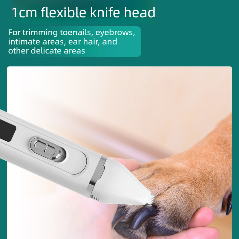 Pink 4-in-1 Pet Electric Clipper | Hair Trimmer Nail Grinder | Dog & Cat Grooming