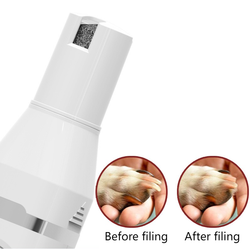 Pink 4-in-1 Pet Electric Clipper | Hair Trimmer Nail Grinder | Dog & Cat Grooming