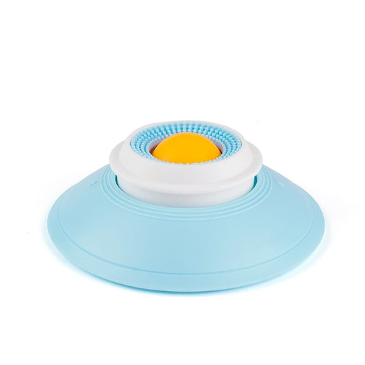Pet Slow Feeder Bowl | Non-Slip Puzzle Feeder | Cat & Dog | Yellow