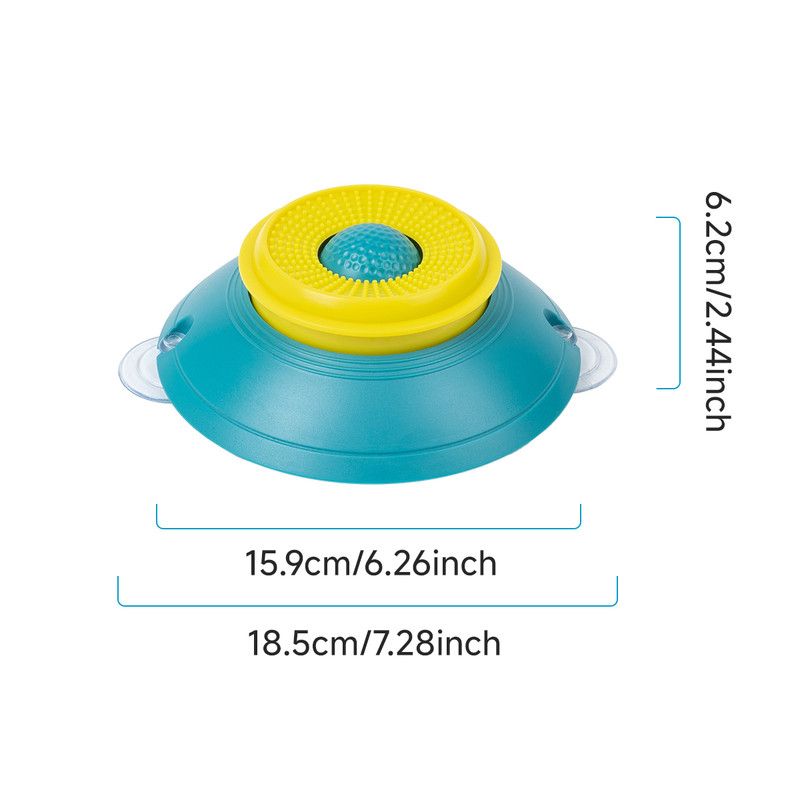 Slow Feeder Lick Bowl, Universal for Cats and Dogs, a Fun and Stimulating Feeding Tool - Green