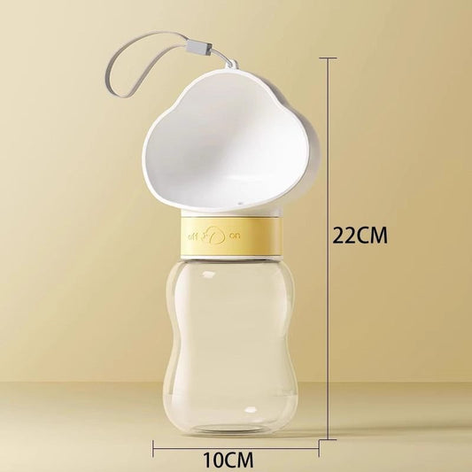 Portable Outdoor Pet Water Cup | 350ml | Leak-Proof Travel Dispenser