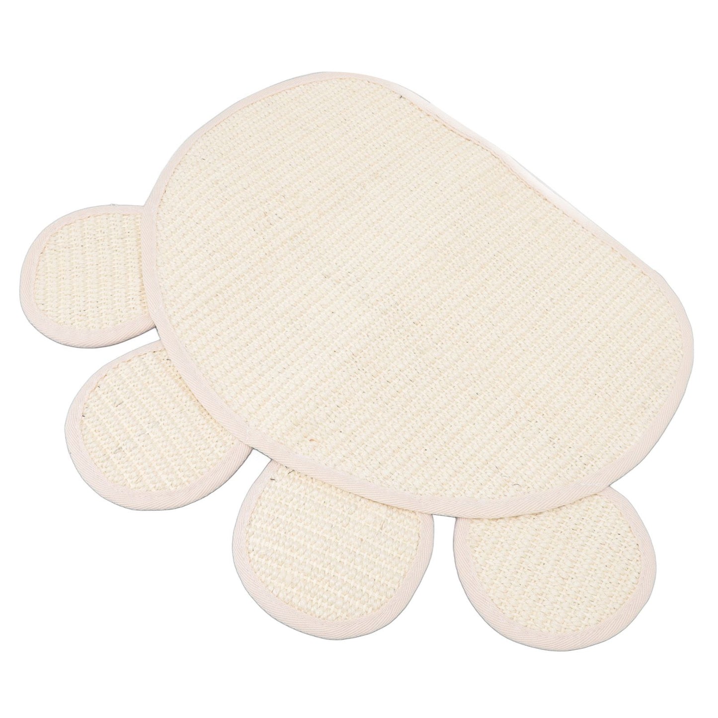Sisal Cat Scratcher Mat | Cute Shape | Furniture-Protecting Scratch Pad