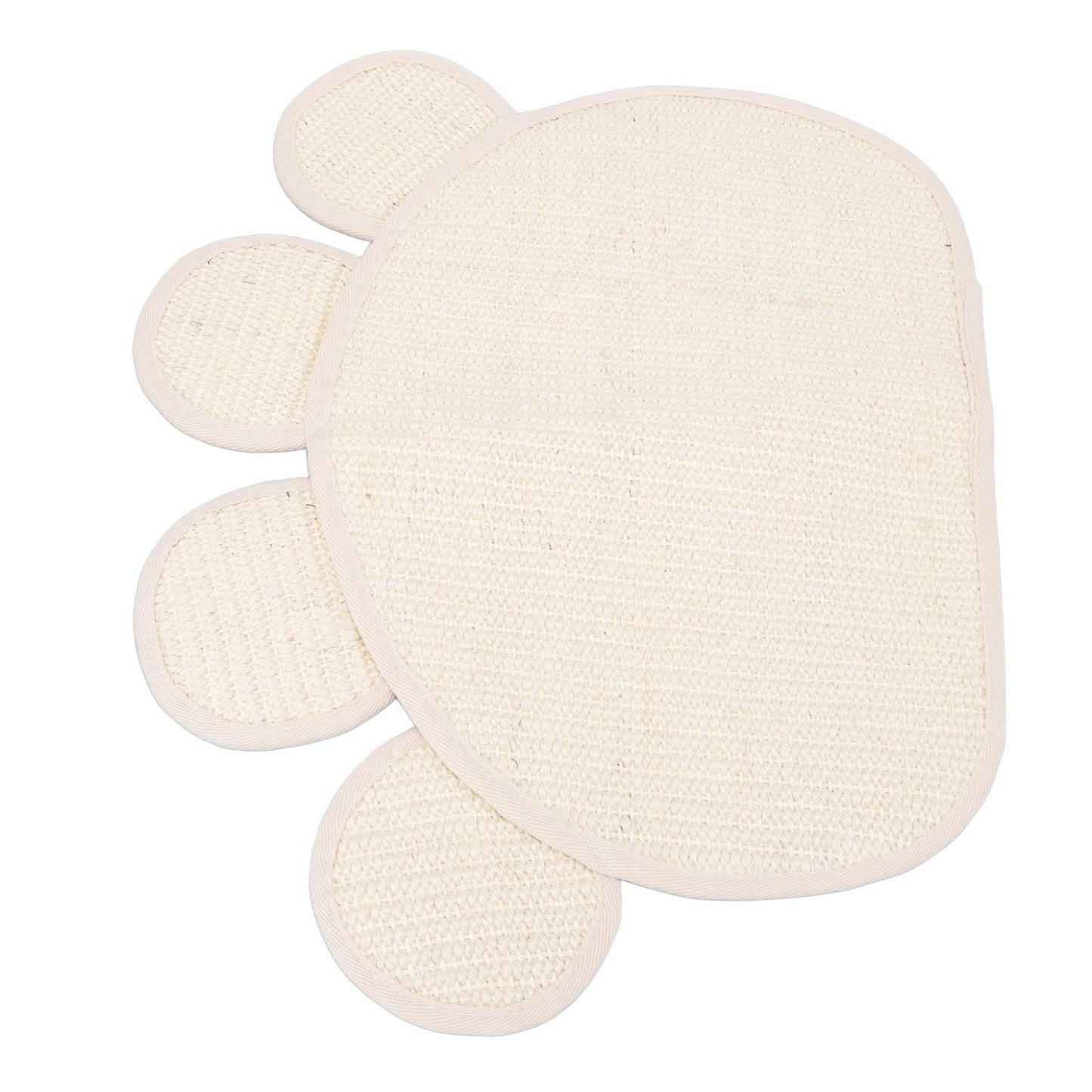 Sisal Cat Scratcher Mat | Cute Shape | Furniture-Protecting Scratch Pad