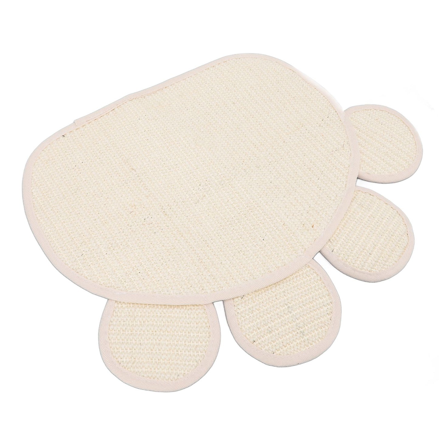 Sisal Cat Scratcher Mat | Cute Shape | Furniture-Protecting Scratch Pad