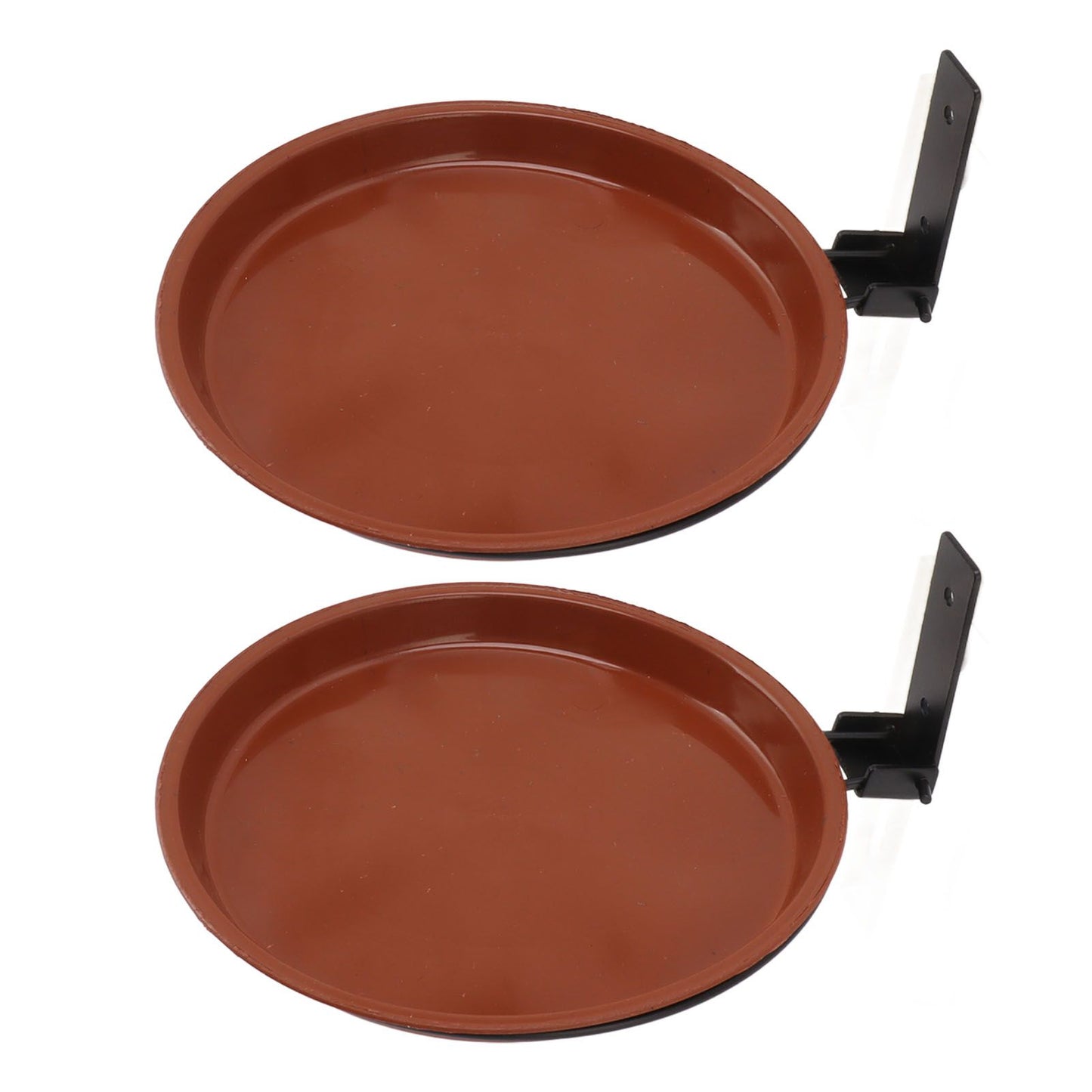 Tree Mounted Bird Feeder Tree Mounted Bird Bath Bowl with Heavy Duty Metal Ring for Backyard Terrace 2 Pot and 2 Bracket