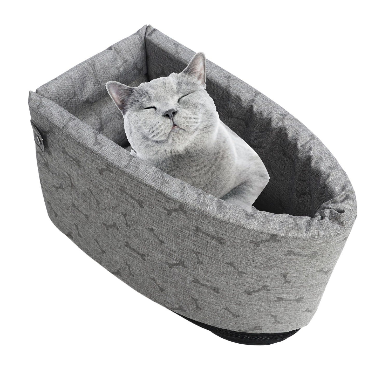 Pet Console Car Seat | Detachable | Quick Install | For Small Dogs & Cats
