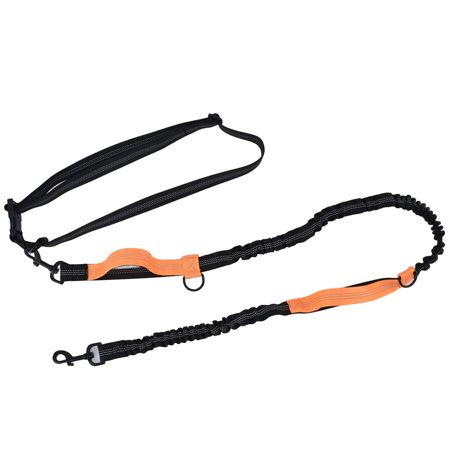 Pet Leash Reflective Retractable Portable Adjustable Dog Traction Rope for Pets Dogs Orange