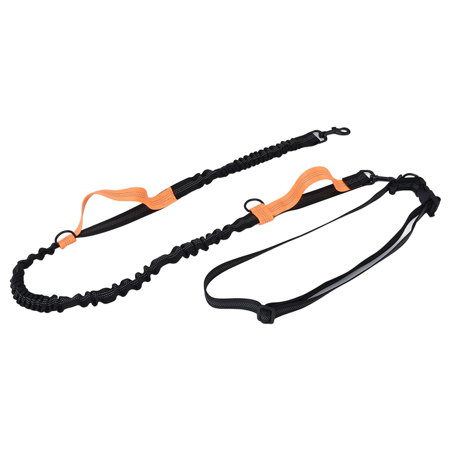 Pet Leash Reflective Retractable Portable Adjustable Dog Traction Rope for Pets Dogs Orange