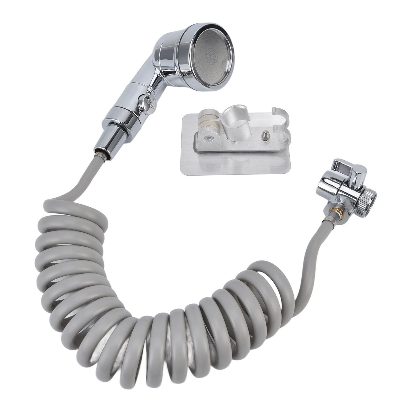 Sink Shower Sprayer Stretchy Hose Adjustable Mode Faucet Sprayer Attachment for Shampooing Pet Bathing