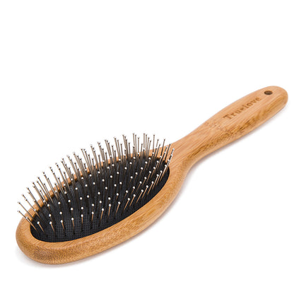 True Love Bamboo Pin Brush | Professional Pet Grooming | Dogs & Cats