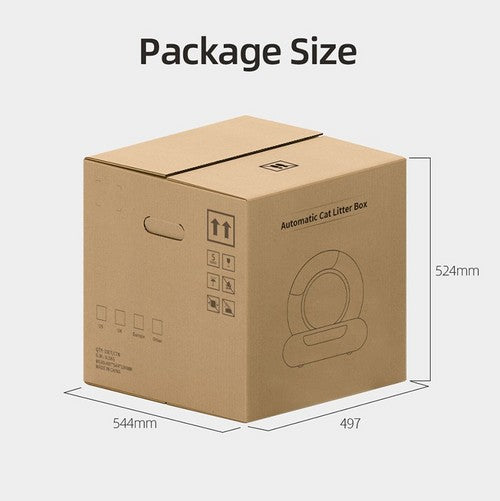 65L Automatic Self-Cleaning Cat Litter Box | Remote Control | Smart App