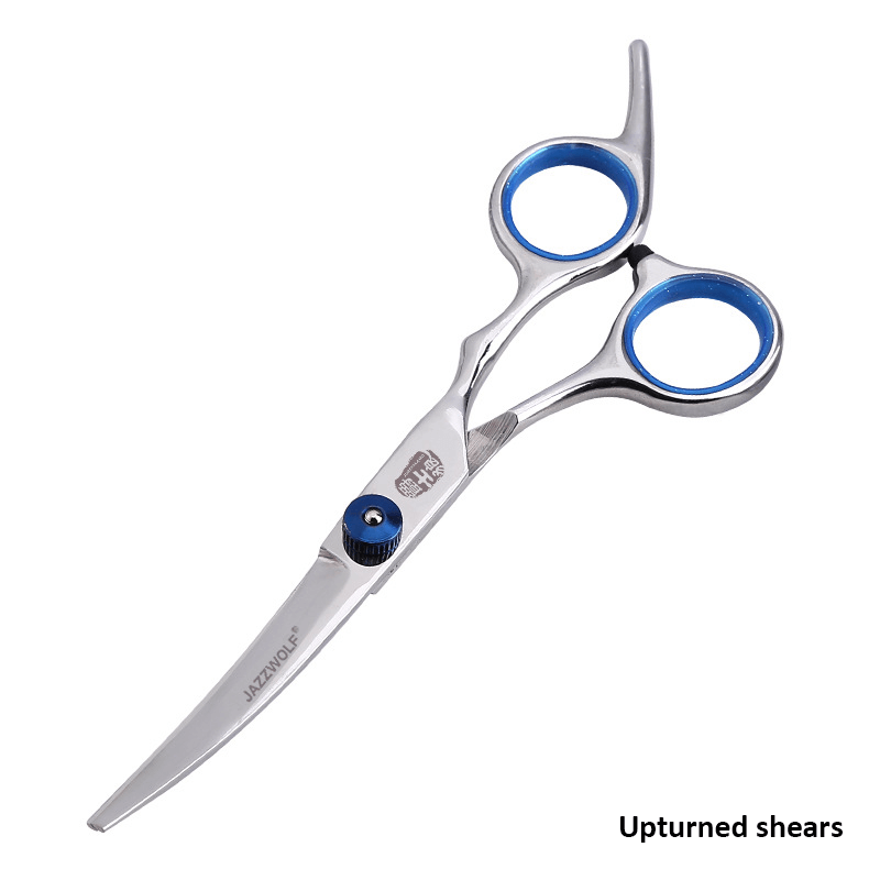 Professional Pet Grooming Scissors Set | Dog Shear Hair Cutting Curved Tool Kit