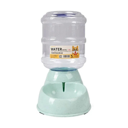 Green 3.8L Automatic Pet Water Feeder | Dog & Cat Dispenser Bowl Bottle