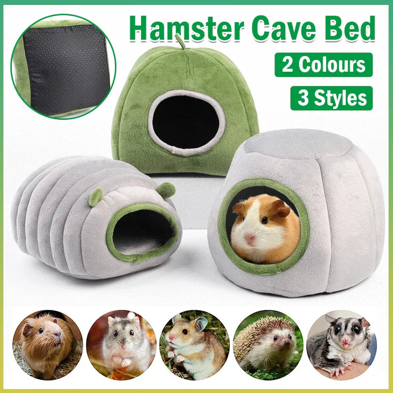Cosy Small Pet Tent Cave Bed | Plush Hideout | Guinea Pig, Hamster & Small Animals