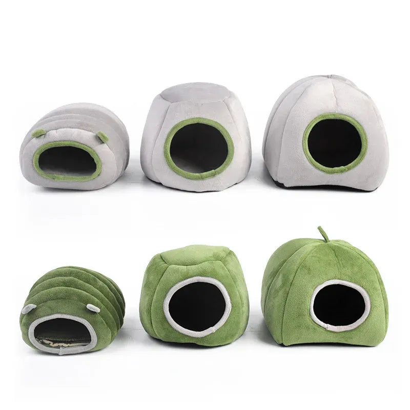 Cosy Small Pet Tent Cave Bed | Plush Hideout | Guinea Pig, Hamster & Small Animals