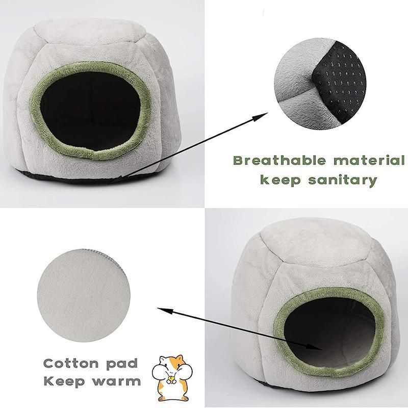 Cosy Small Pet Tent Cave Bed | Plush Hideout | Guinea Pig, Hamster & Small Animals