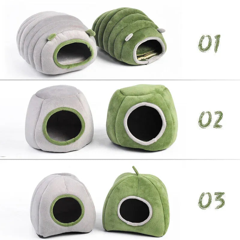 Cosy Small Pet Tent Cave Bed | Plush Hideout | Guinea Pig, Hamster & Small Animals