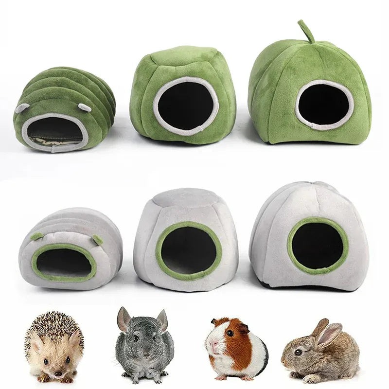 Cosy Small Pet Tent Cave Bed | Plush Hideout | Guinea Pig, Hamster & Small Animals
