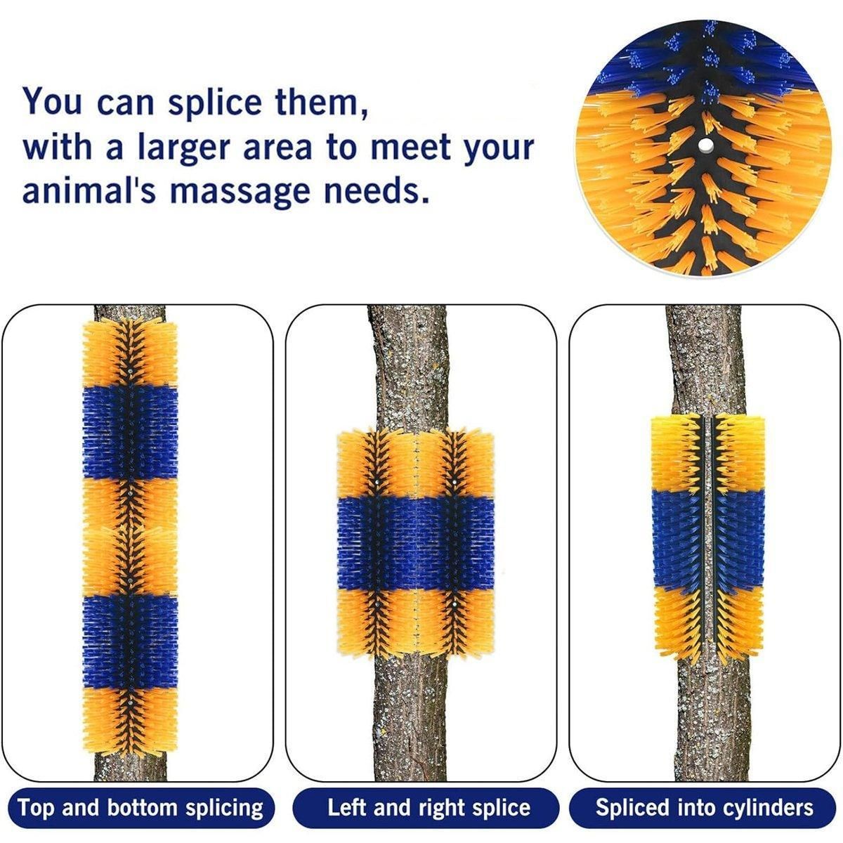 Multifunctional Pet Massage Scratching & Grooming Brush | Livestock & Large Animals
