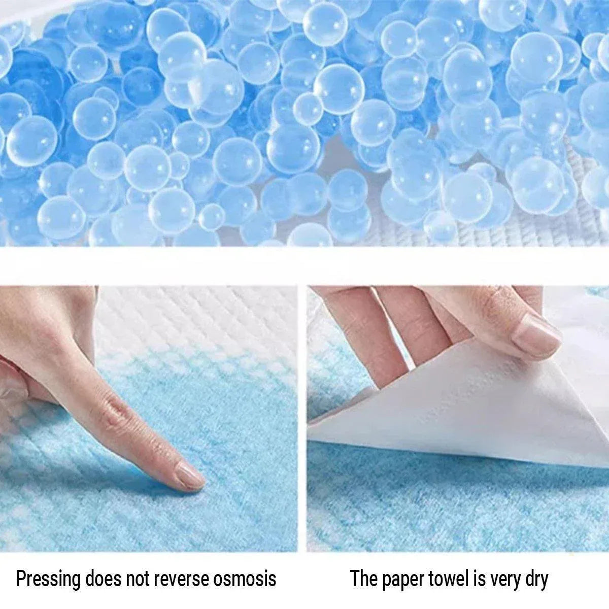 Dog Puppy Training Pads | Thickened Absorbent Pee Pads | Medium 60x45cm | 50 Pack
