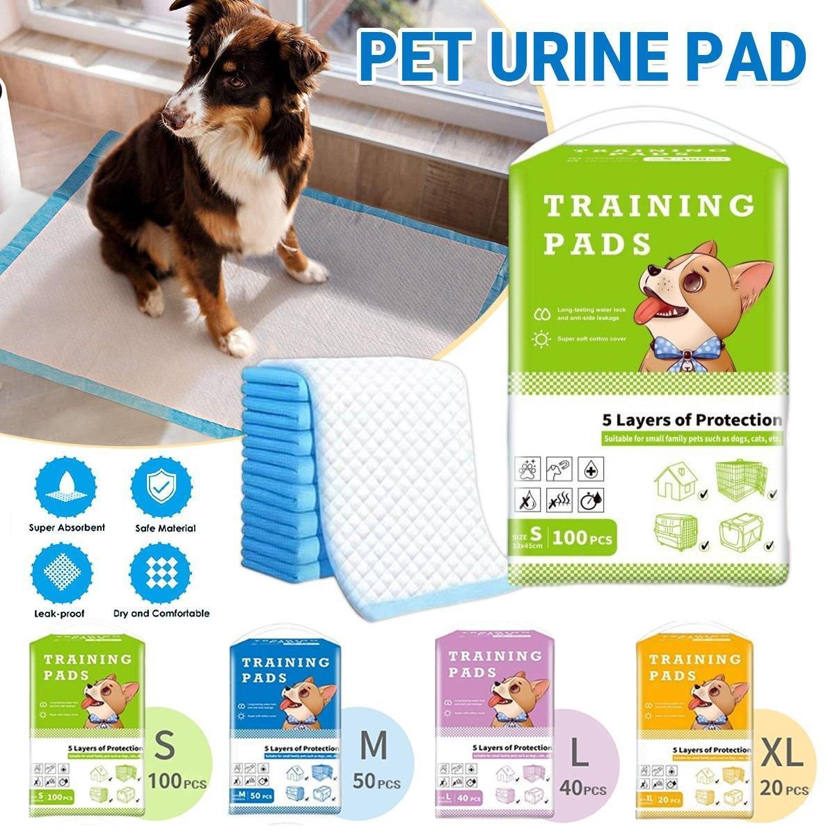 Dog Puppy Training Pads | Thickened Absorbent Pee Pads | XL 90x60cm | 20 Pack