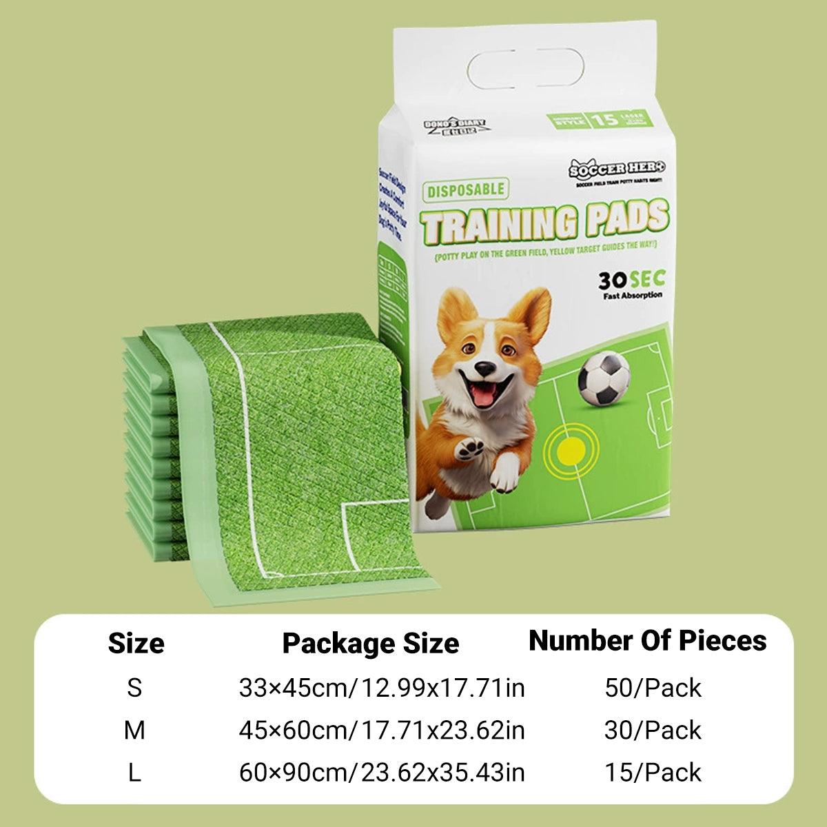 Bullseye Design Dog Training Pads | Leakproof Diaper Pads | L 15PCS