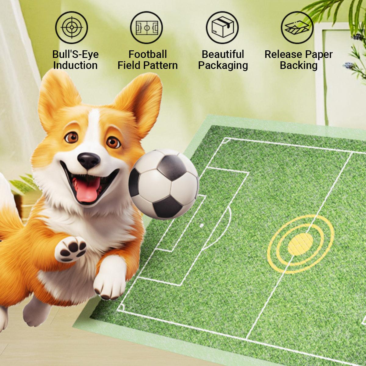 Bullseye Design Dog Training Pads | Leakproof Diaper Pads | L 15PCS