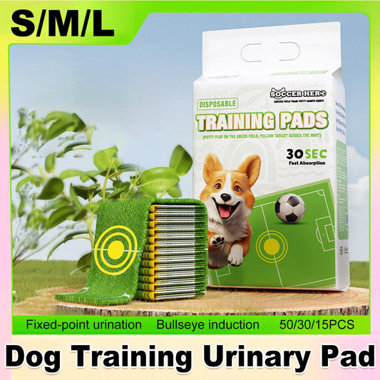 Bullseye Dog Urinal Training Pads | Leakproof | 50 Pack | Small Size