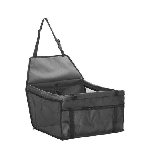 Black Pet Car Booster Seat | Travel Carrier Basket | Cats & Dogs