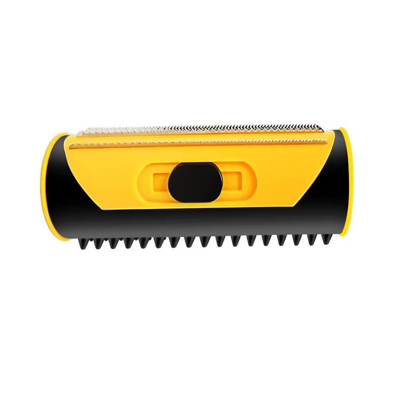 Red Pet Deshedding Roll Comb | Self-Cleaning | Removes Loose Fur | Cats & Dogs