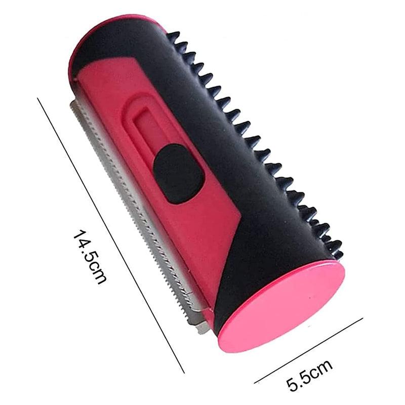 Yellow Pet Deshedding Roll Comb | Self-Cleaning | Removes Loose Fur | Cats & Dogs