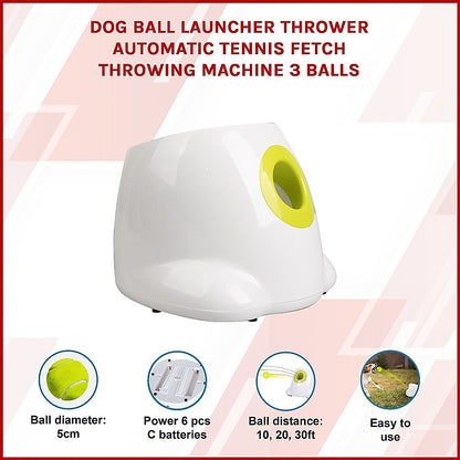 Automatic Dog Ball Launcher | Tennis Fetch Throwing Machine