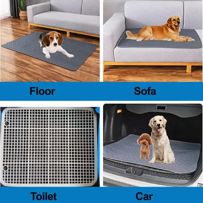 2-Pack Washable Waterproof Reusable Pet Pad | M 70x50cm