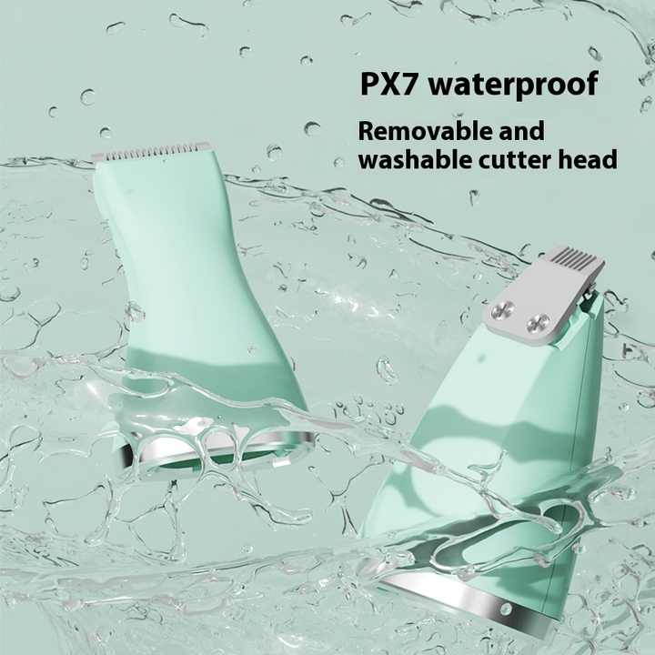 White 4-in-1 Pet Grooming Electric Clipper | Rechargeable Paw Fur Nail Ear Care | Dog & Cat