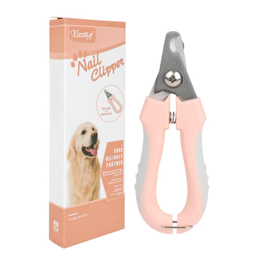 Pink 3 PCS Professional Pet Nail Clipper Set | Sharp Blades with Safety Guard | Ergonomic Handle