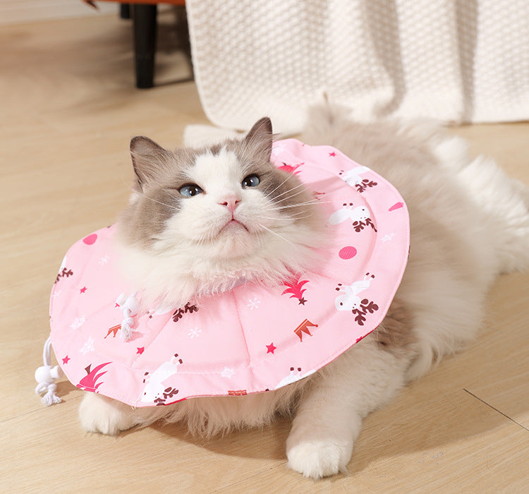 Pink Size S Waterproof Pet Recovery Collar Set (2 Pack) | Anti-Lick | Cats & Dogs
