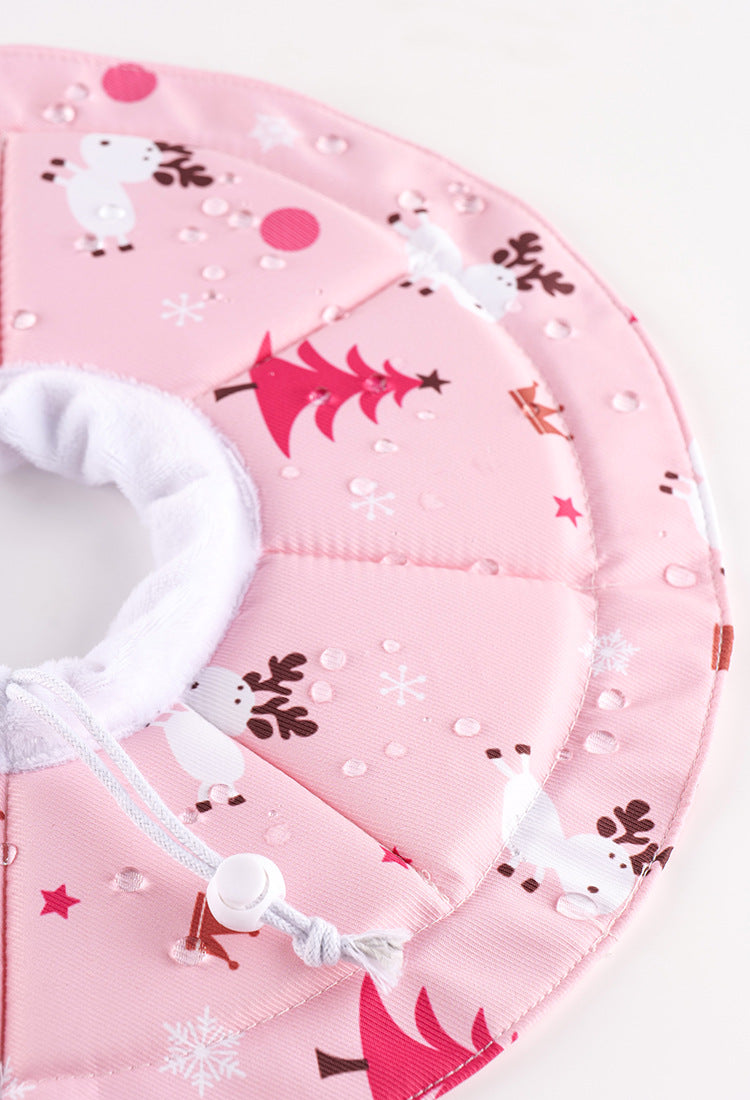 Pink Size M Waterproof Pet Recovery Collar Set (2 Pack) | Anti-Lick | Cats & Dogs