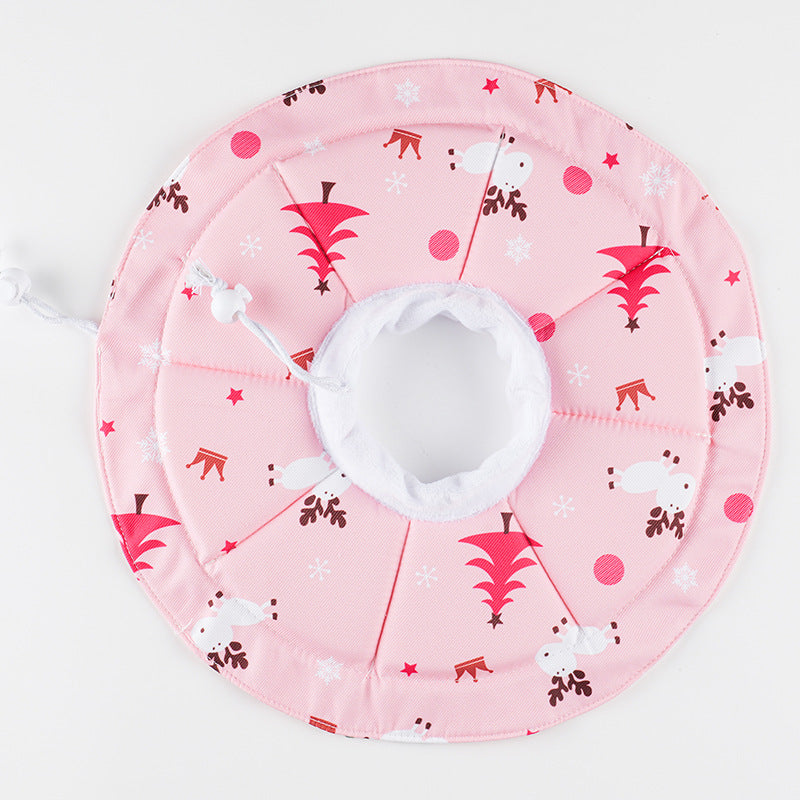Pink Size L Waterproof Pet Recovery Collar Set (2 Pack) | Anti-Lick | Cats & Dogs