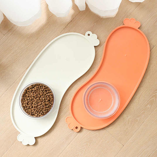 Blue Non-Slip Pet Feeding Mat | Dogs & Cats