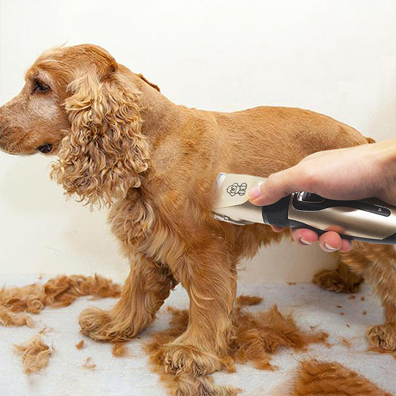 White Professional Pet Grooming Clipper Kit | 5-Speed