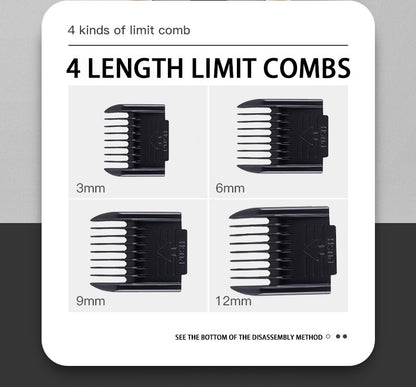 White Professional Pet Grooming Clipper Kit | 5-Speed