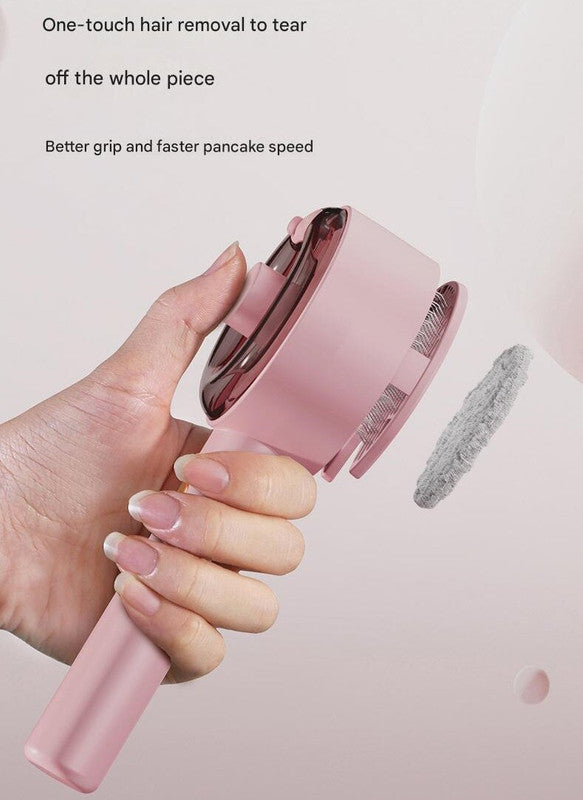 Pink Rechargeable Pet Grooming Brush | UVC Sterilizer & Mist Spray | Dogs & Cats