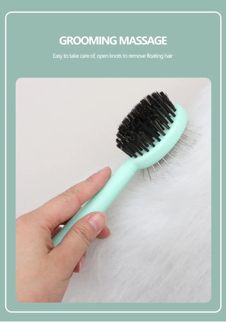Blue 5-in-1 Pet Grooming Kit | Deshedding Brush Comb Nail Clipper | Dog & Cat