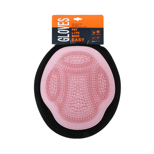 Pink Pet Grooming Glove 3-Pack | Deshedding & Massage Mitt | Breathable | Dogs & Cats